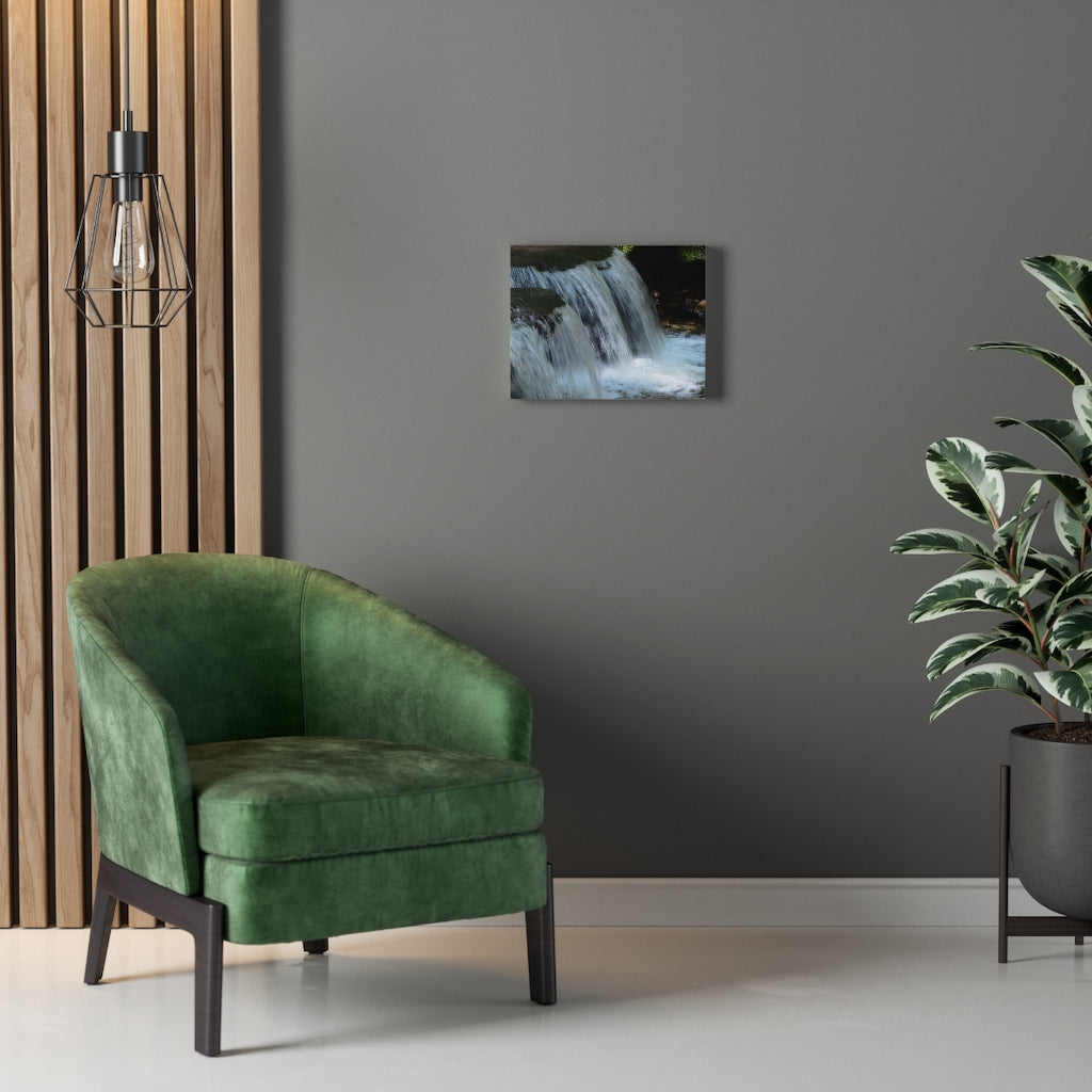 Summer Waterfall Stretched Canvas