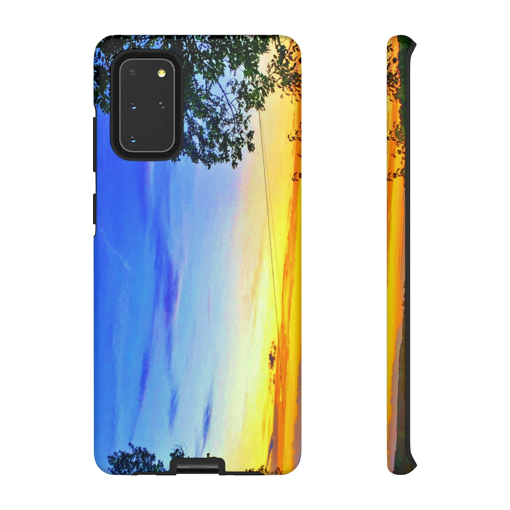 Sunset on the Horizon (vertical) Mobile Phone Case for iPhone and Samsung Galaxy