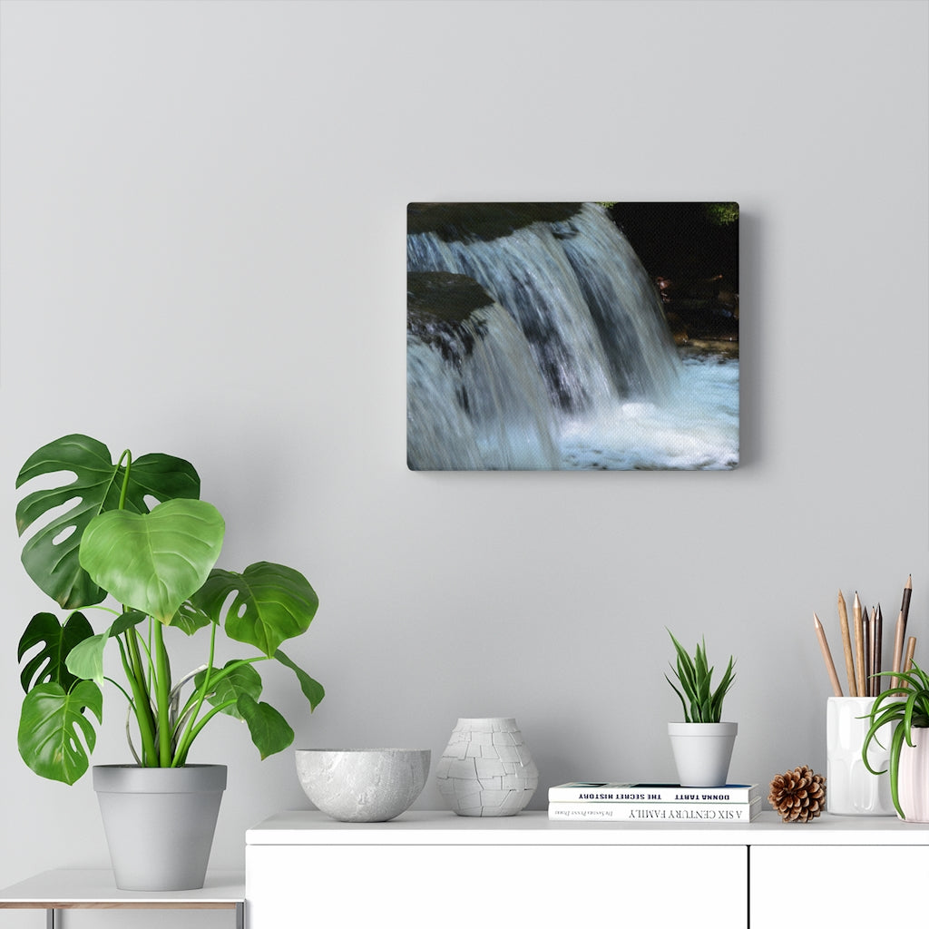 Summer Waterfall Stretched Canvas
