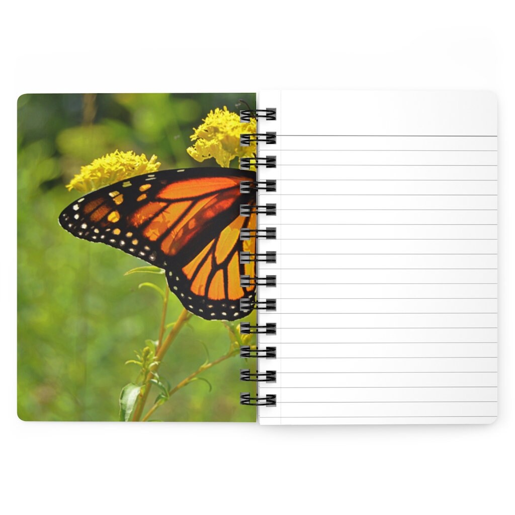 Monarch Butterfly Elizabeth Spiral Bound Journal