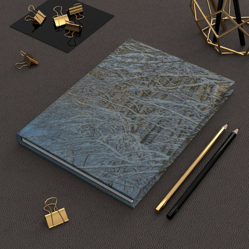 Snowy Path Hardcover Journal