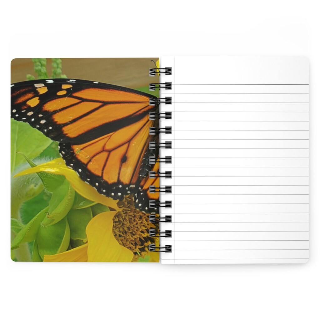Monarch Butterfly Polo Spiral Bound Journal
