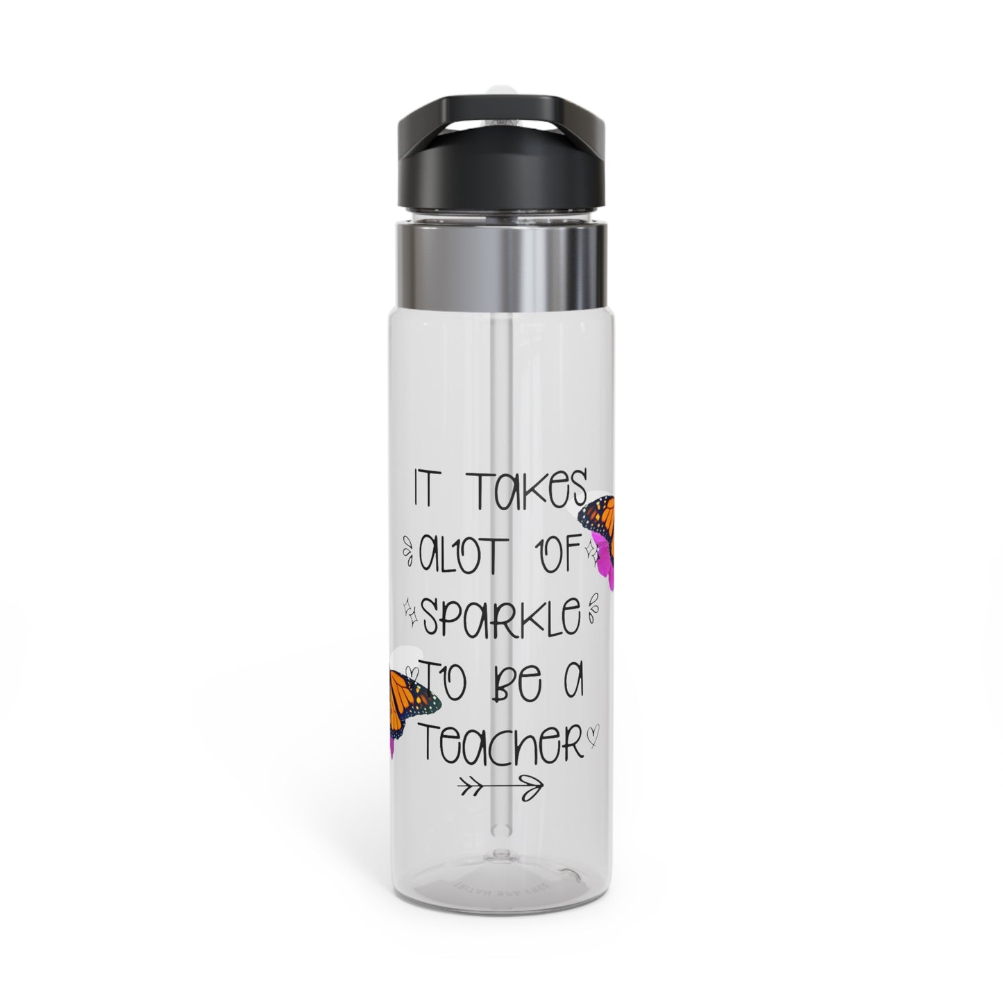 Teacher (Marco) Sport Bottle, 20oz (not a decal) I Gift I Teacher gift I Birthday I Gift for Her I Butterfly