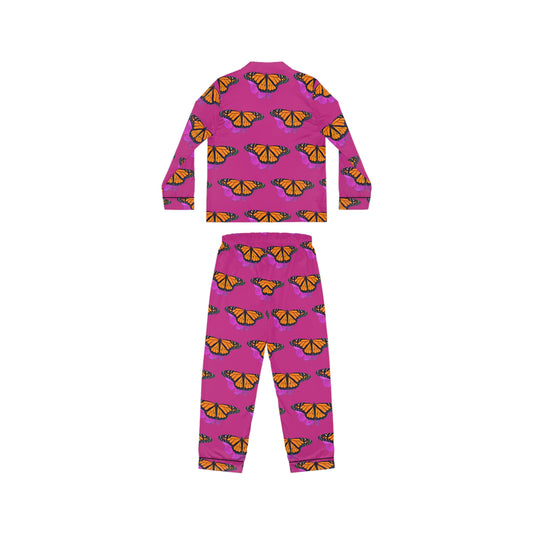 Women's Satin Pajamas--Marco Pink