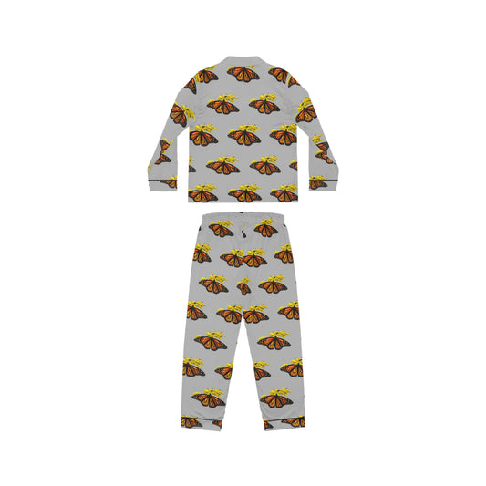 Women's Satin Pajamas--Elizabeth Light Gray