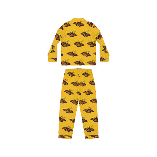 Women's Satin Pajamas--Elizabeth Yellow