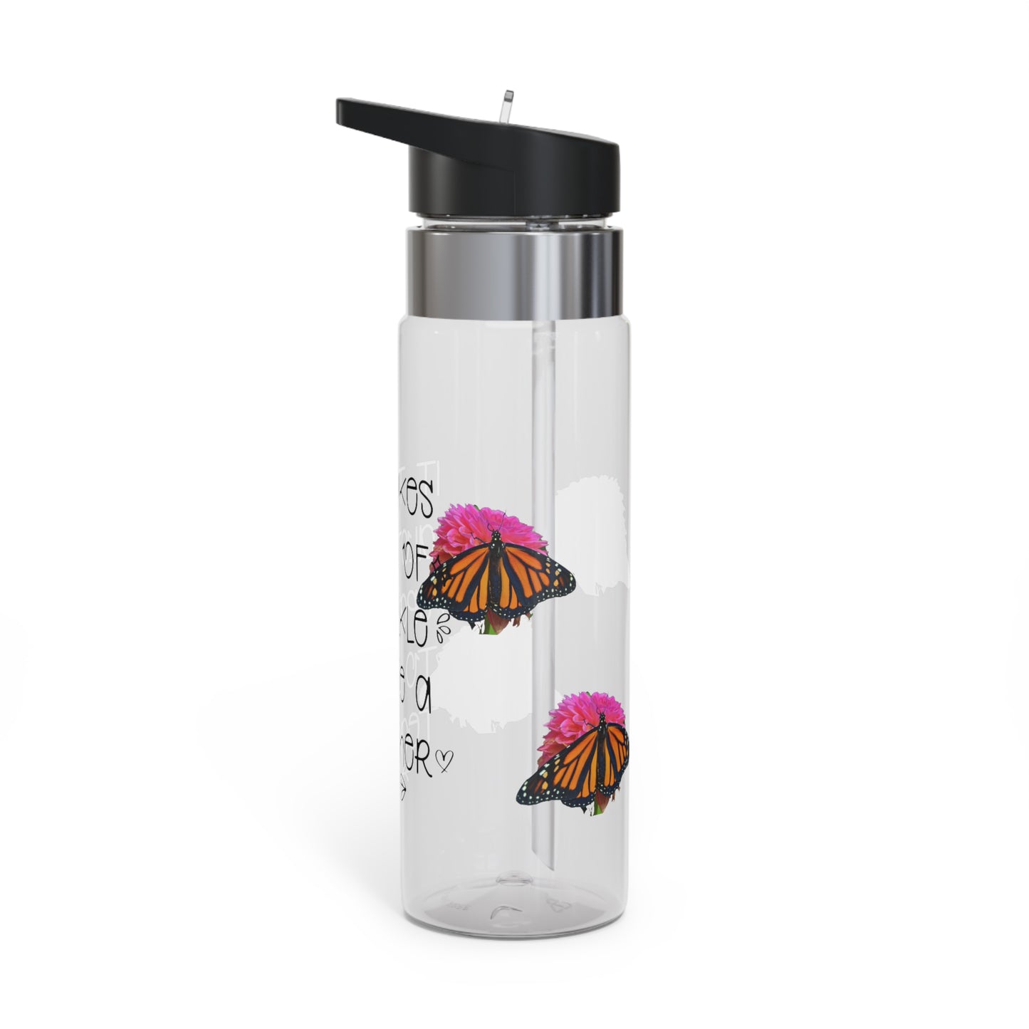 Teacher (Bianca) Sport Bottle, 20oz (not a decal) I Gift I Teacher gift I Birthday I Gift for Her I Butterfly