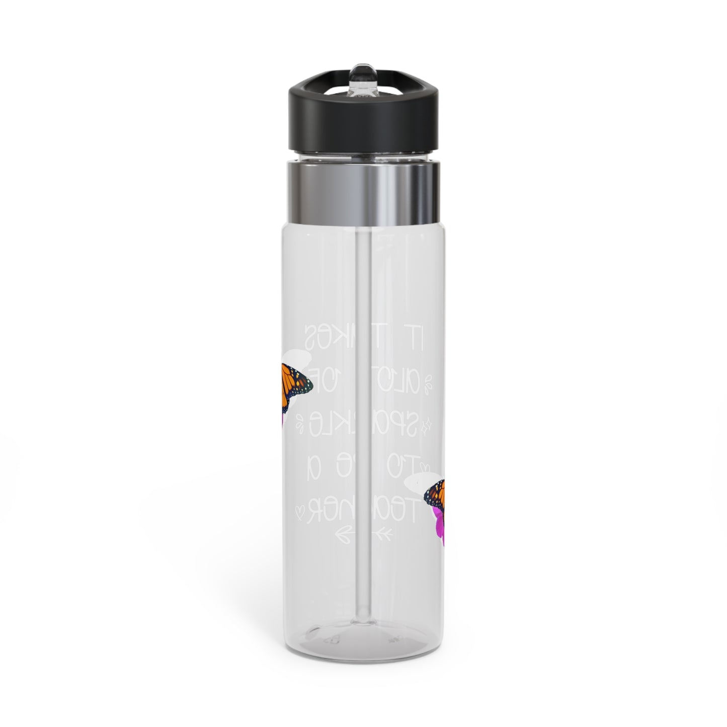 Teacher (Marco) Sport Bottle, 20oz (not a decal) I Gift I Teacher gift I Birthday I Gift for Her I Butterfly