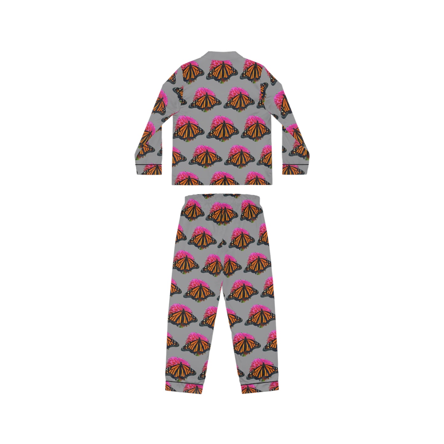 Women's Satin Pajamas--Bianca Gray