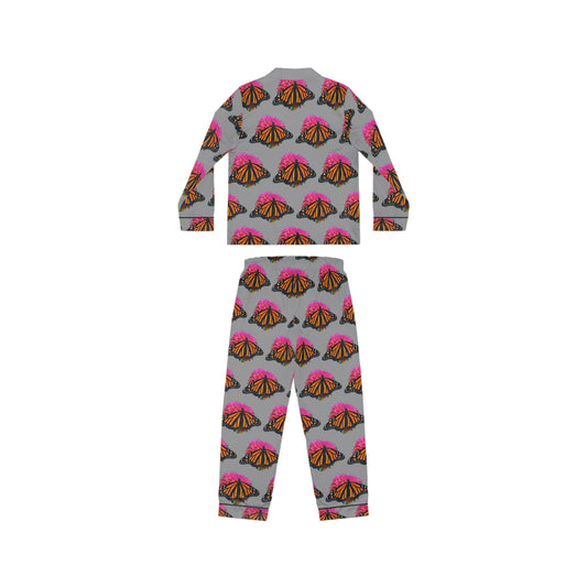 Women's Satin Pajamas--Bianca Gray