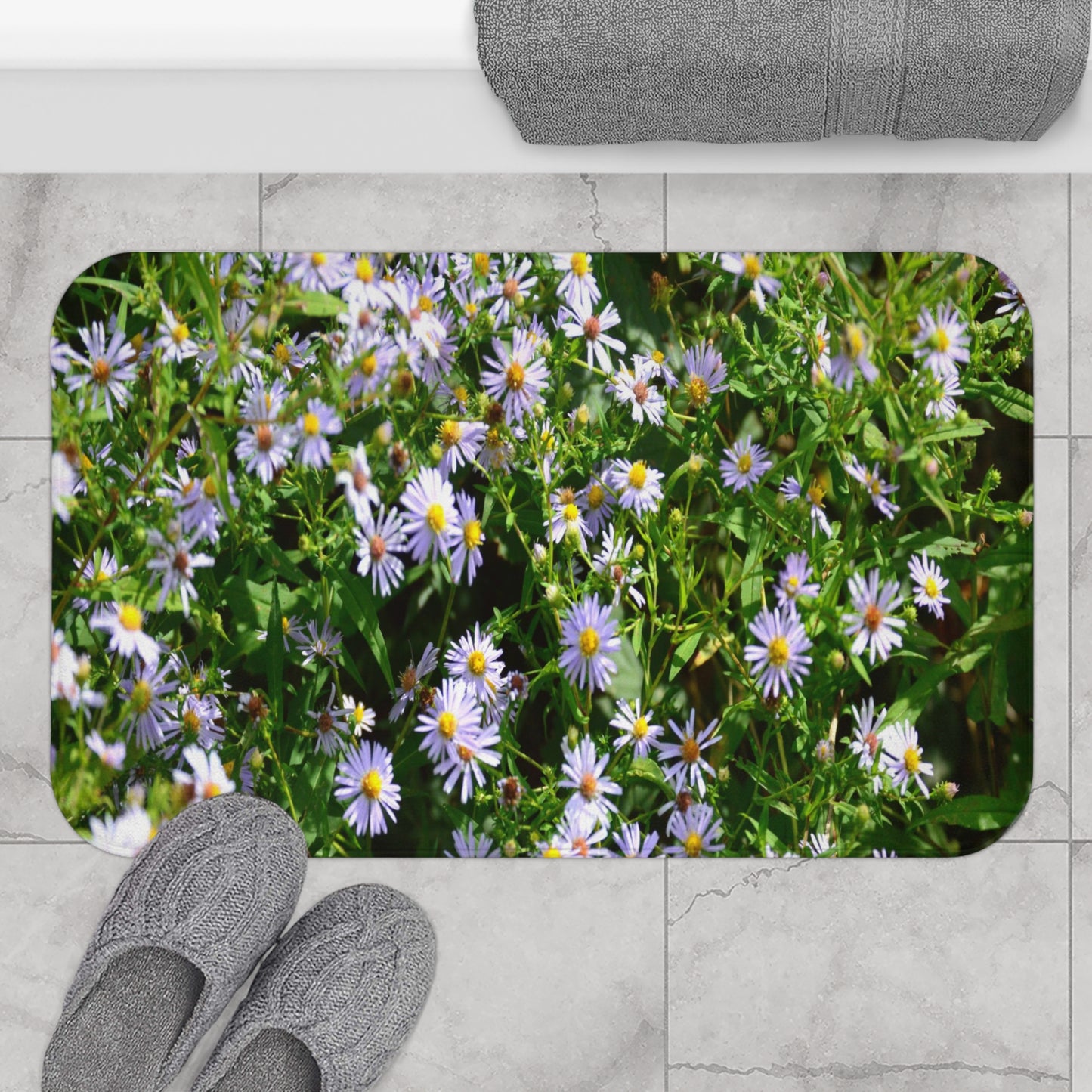 Wild Aster Bath Mat