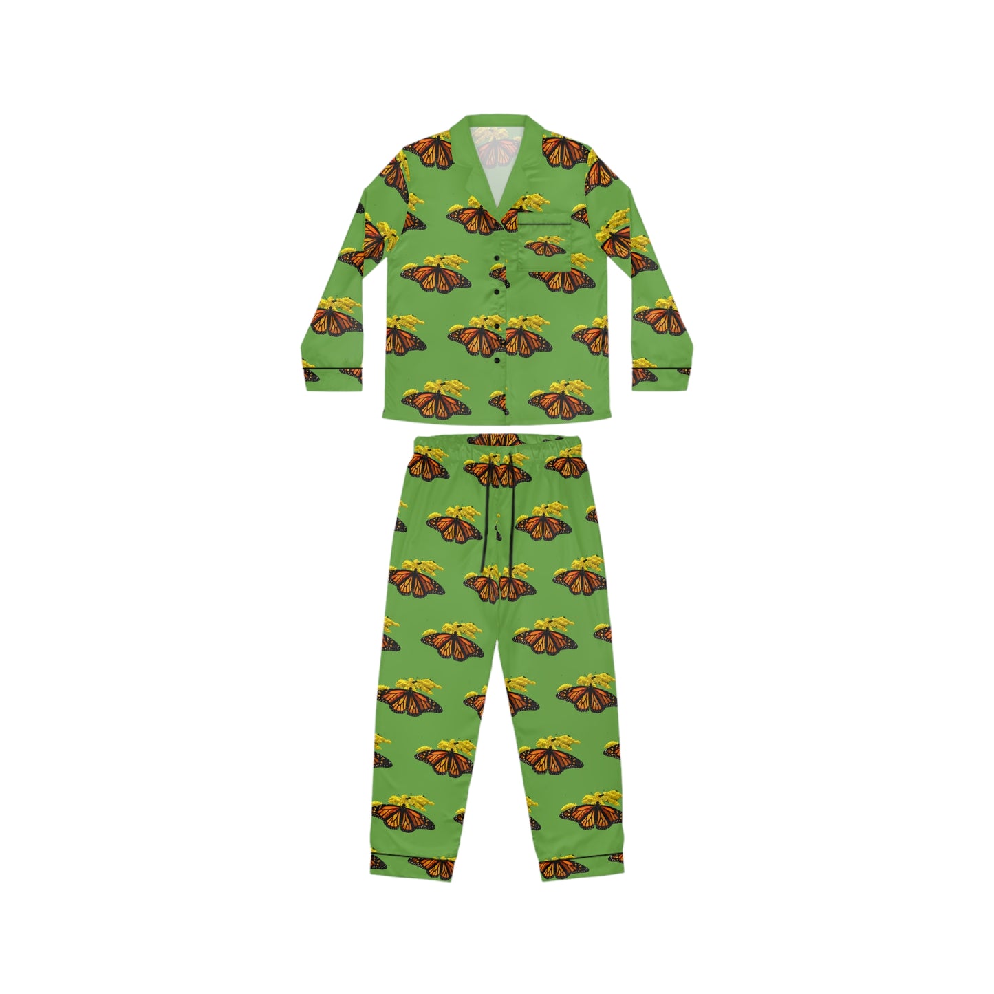 Women's Satin Pajamas--Elizabeth Green