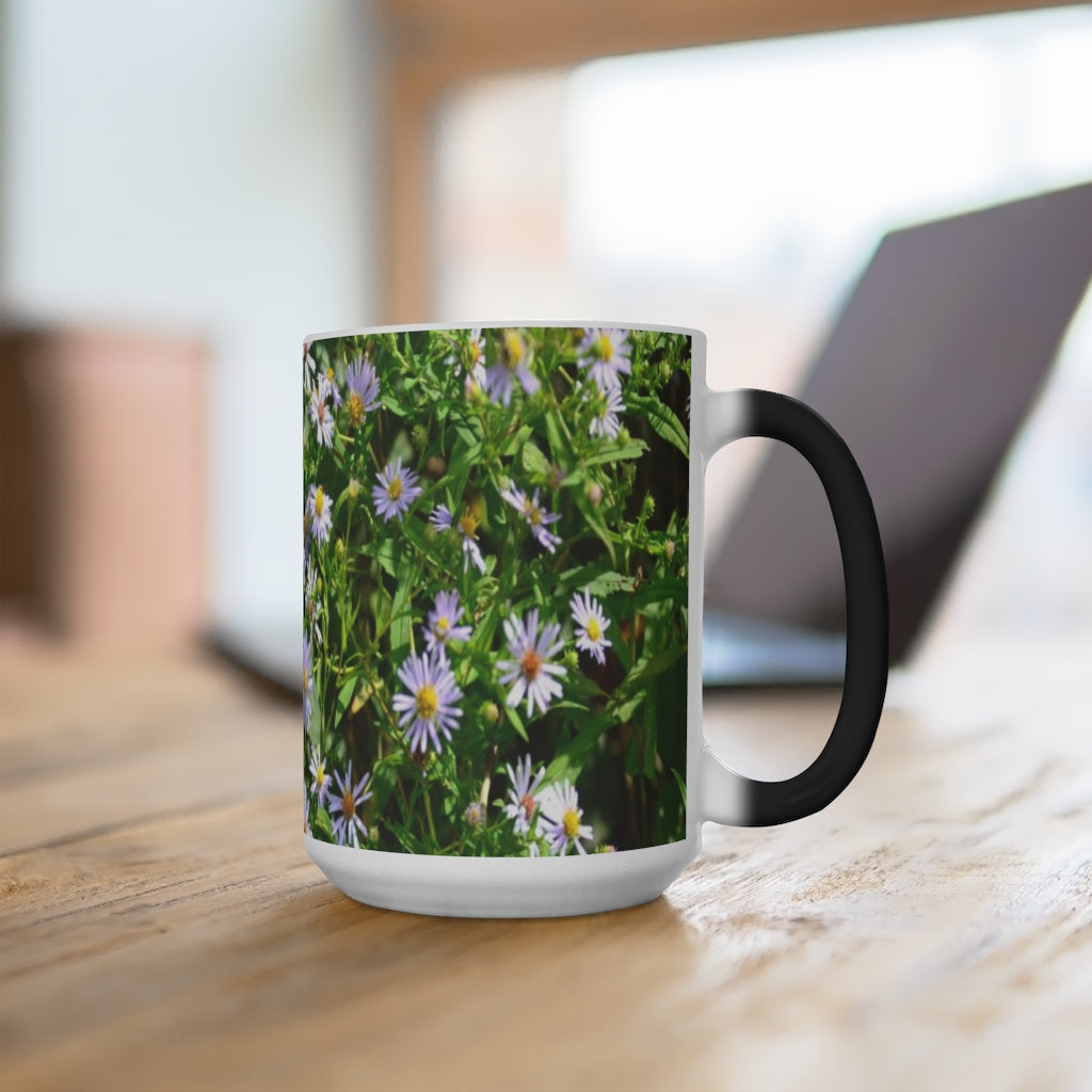 Wild Aster Color Changing Mug