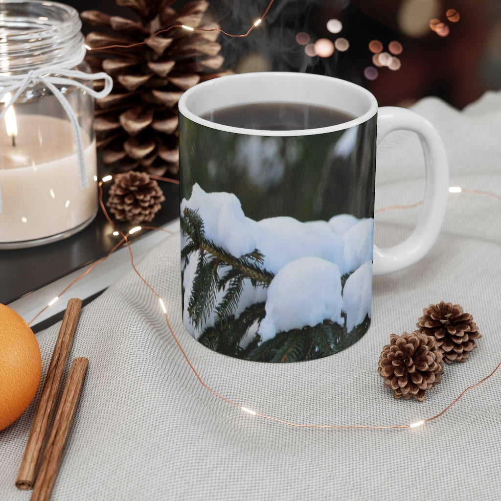 Snowy Pine Mug 11oz