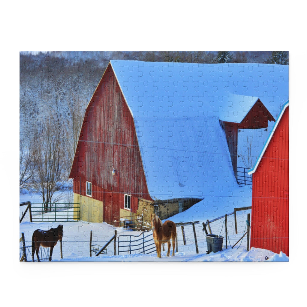 Barns and Horses Puzzle (120, 252, 500-Piece)