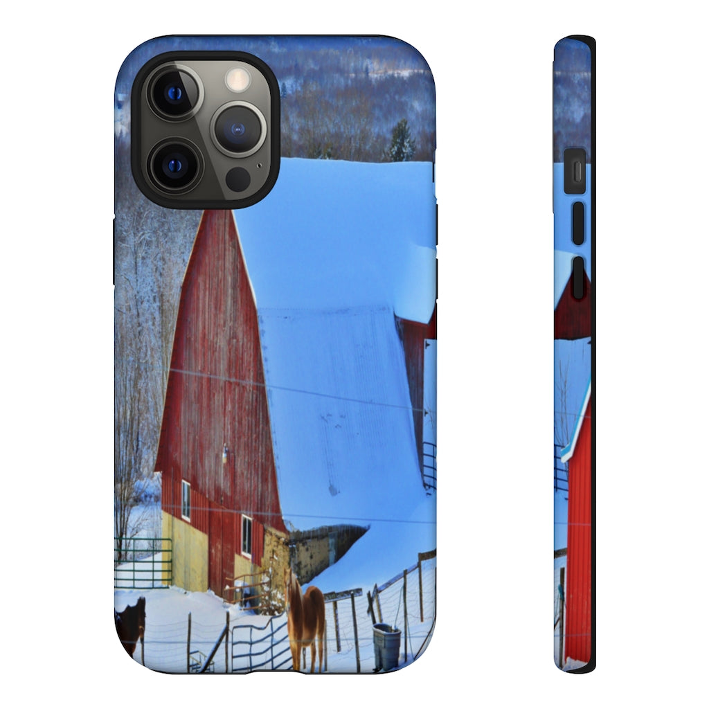 Barns & Horses Mobile Phone Case for iPhone and Samsung Galaxy