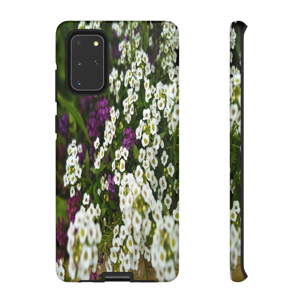 Sweet Alyssum Mobile Phone Case for iPhone and Samsung Galaxy