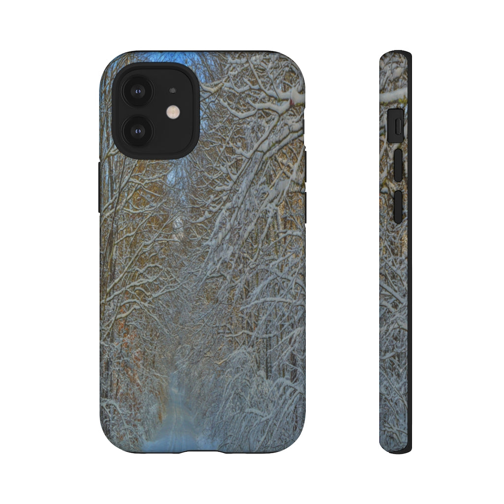 Snowy Path Mobile Phone Case for iPhone and Samsung Galaxy