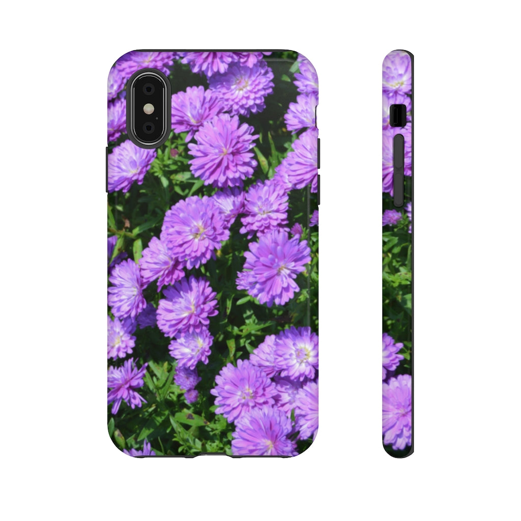 Purple Aster Mobile Phone Case for iPhone and Samsung Galaxy