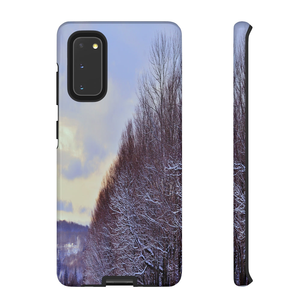 Winter Treeline Tough Case for iPhone and Samsung Galaxy