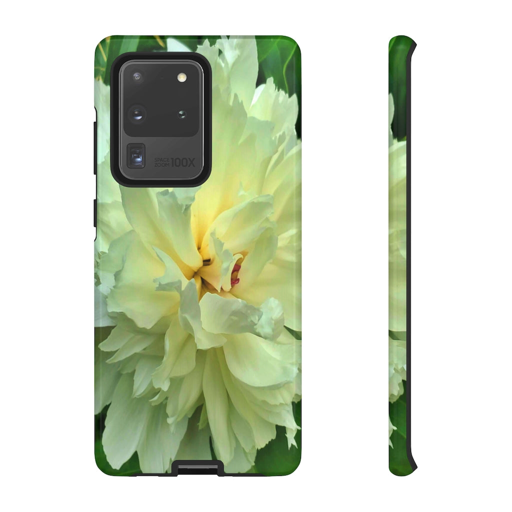 White Peony 2 Tough Case for iPhone and Samsung Galaxy