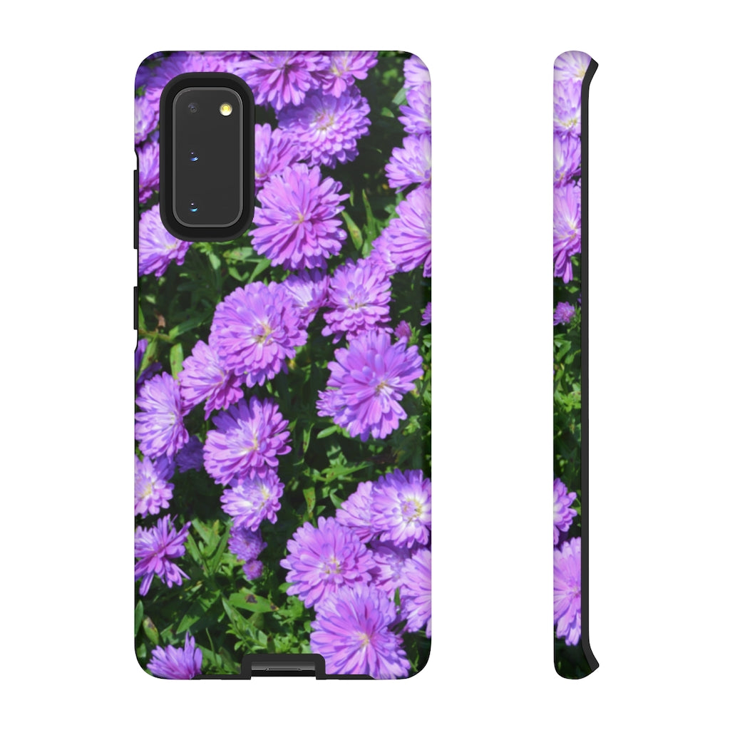 Purple Aster Mobile Phone Case for iPhone and Samsung Galaxy