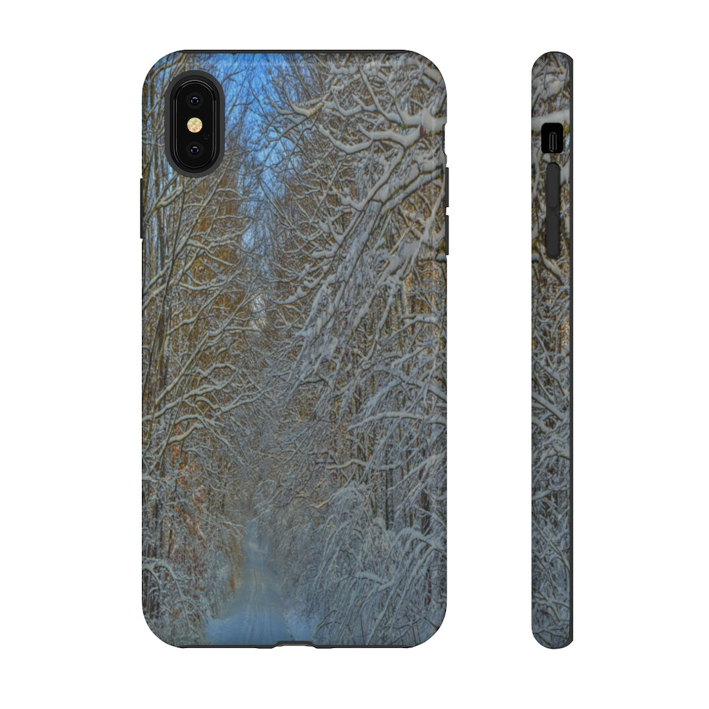 Snowy Path Mobile Phone Case for iPhone and Samsung Galaxy