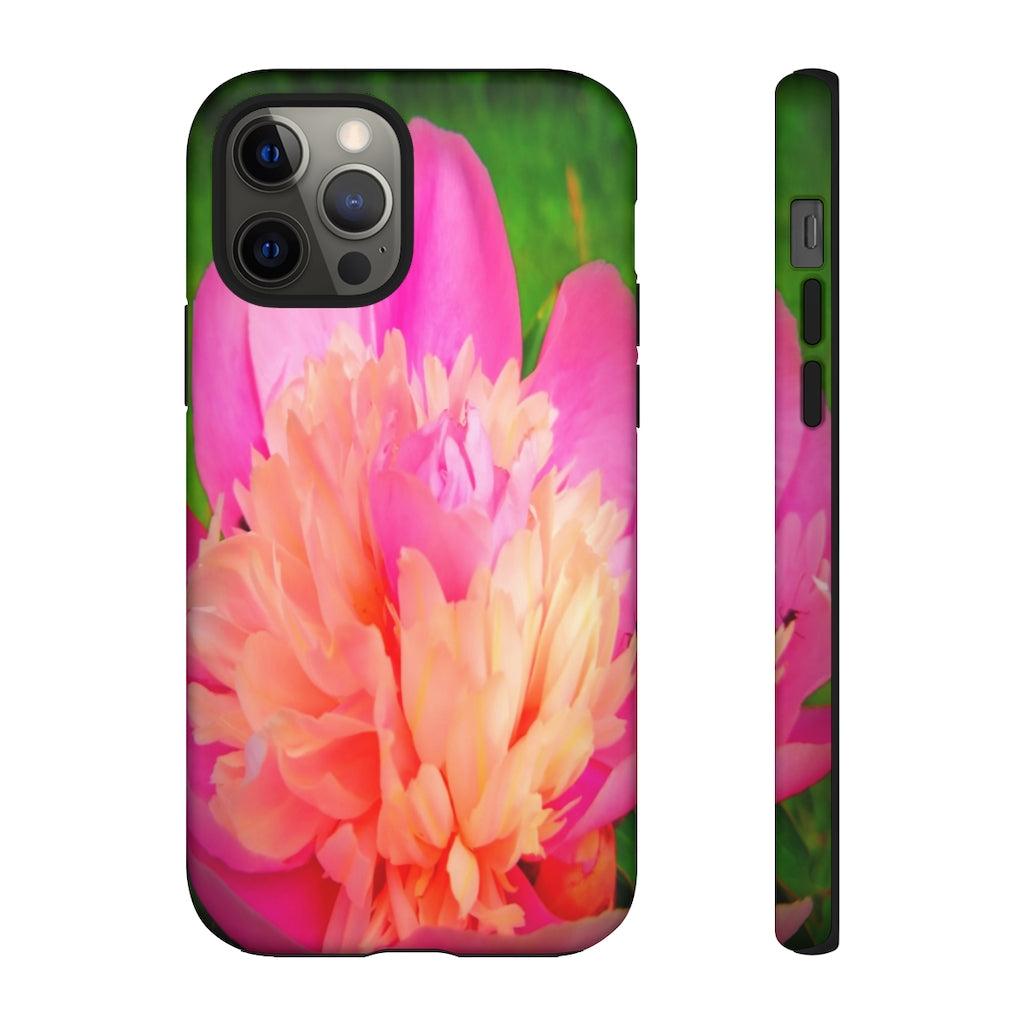 Pink Peony Mobile Phone Case for iPhone and Samsung Galaxy