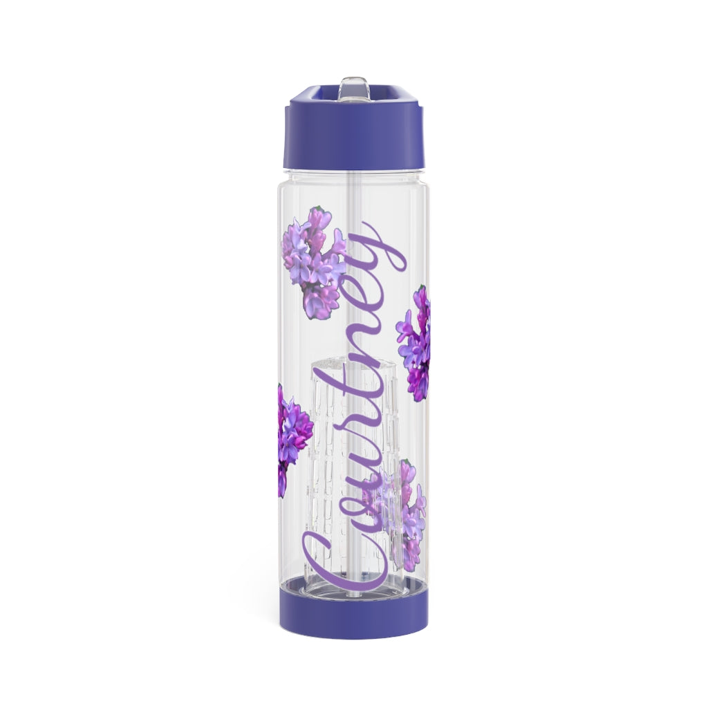 Personalized & Customizable Infuser Water Bottle (Lilac) (not a decal) I Gift I Bridesmaid I Teacher gift I Workout I Coworker I Birthday