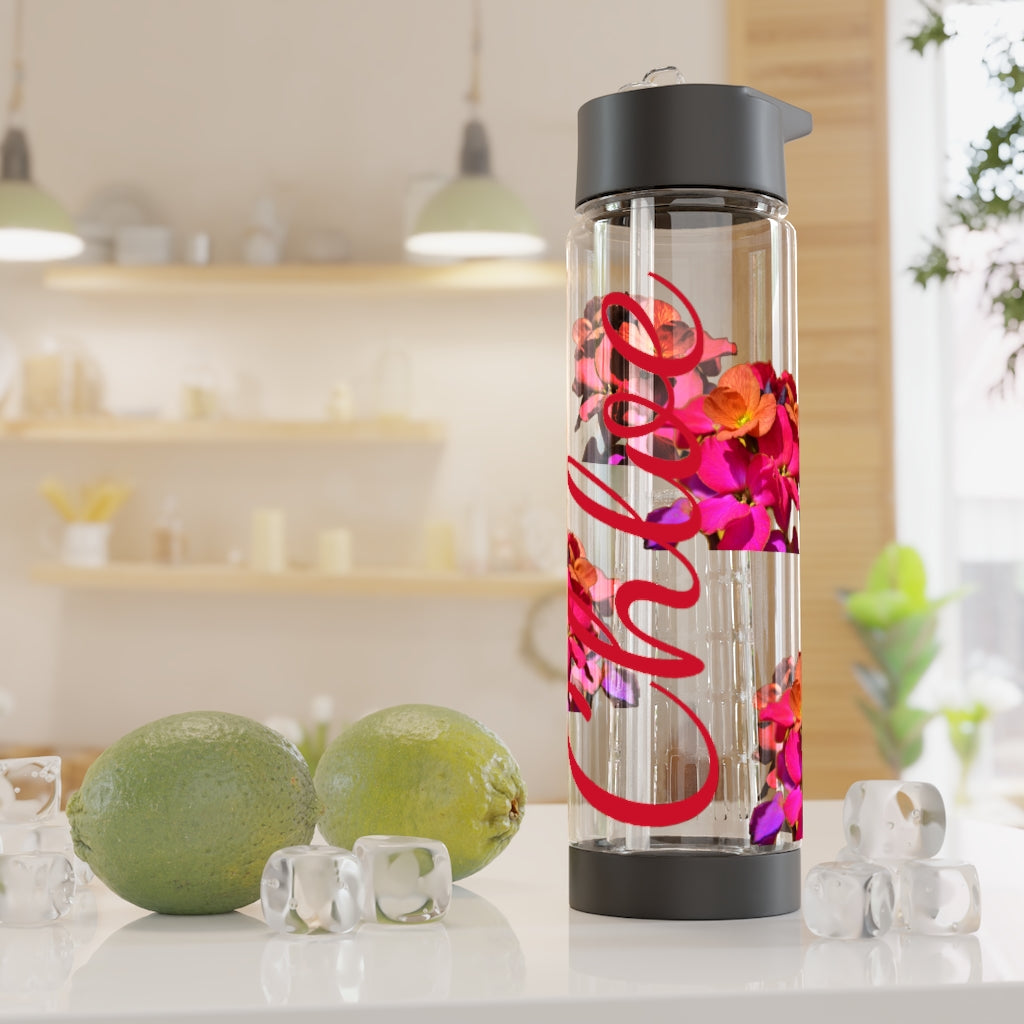 Personalized and Customizable Infuser Water Bottle (Wallflower2) (not a decal) I Gift I Bridesmaid I Teacher gift I Workout I Coworker I