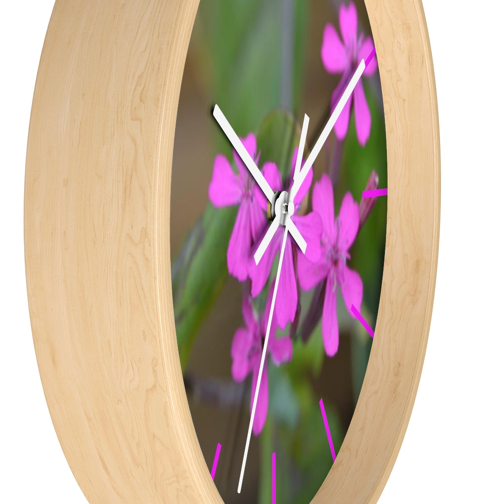 Phlox Wall clock