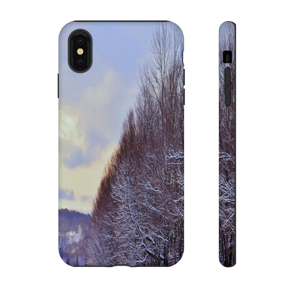 Winter Treeline Tough Case for iPhone and Samsung Galaxy