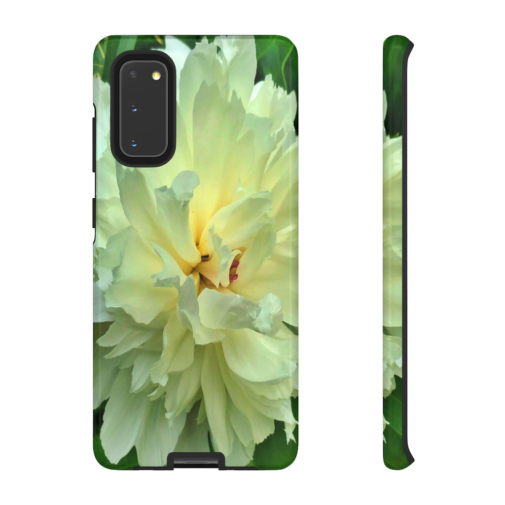 White Peony 2 Tough Case for iPhone and Samsung Galaxy