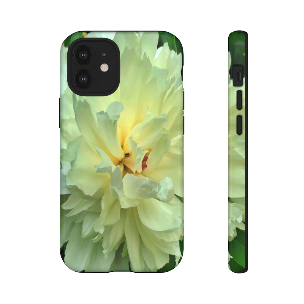 White Peony 2 Tough Case for iPhone and Samsung Galaxy