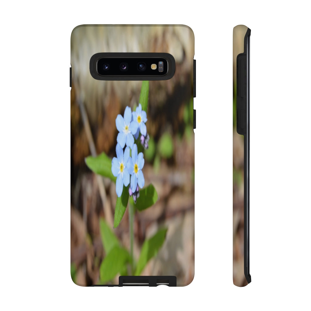 Woodland Forget Me Not Tough Case for iPhone and Samsung Galaxy