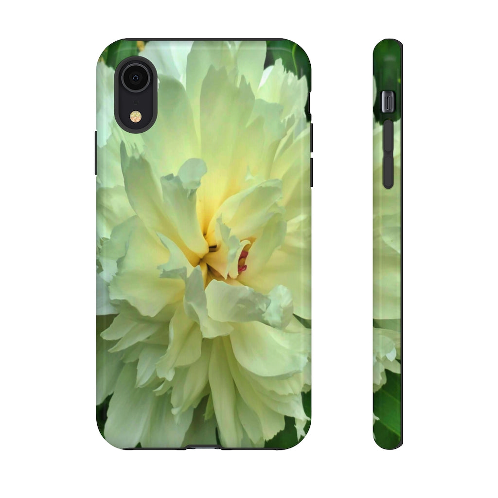 White Peony 2 Tough Case for iPhone and Samsung Galaxy