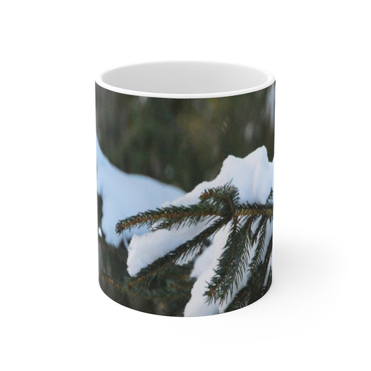 Snowy Pine Mug 11oz