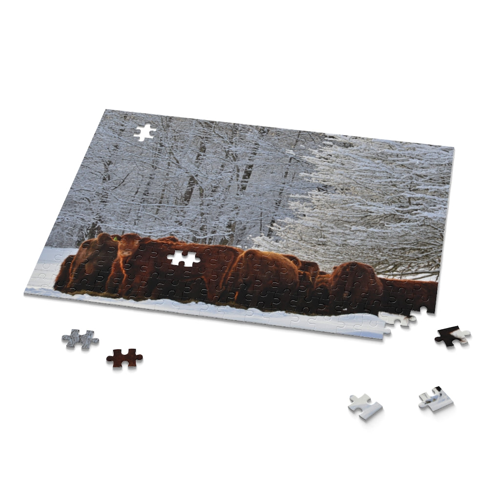 Winter Herd Puzzle (120, 252, 500-Piece)