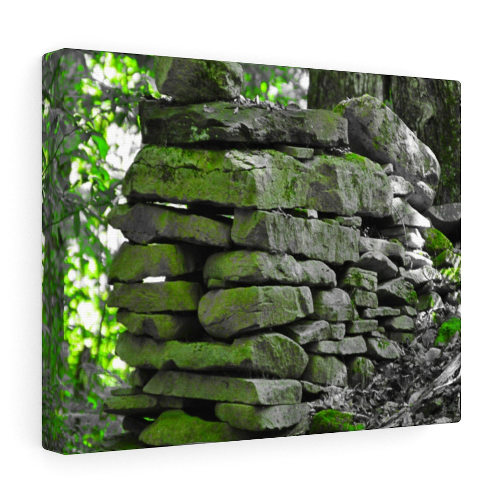 Stone Wall Stretched Canvas