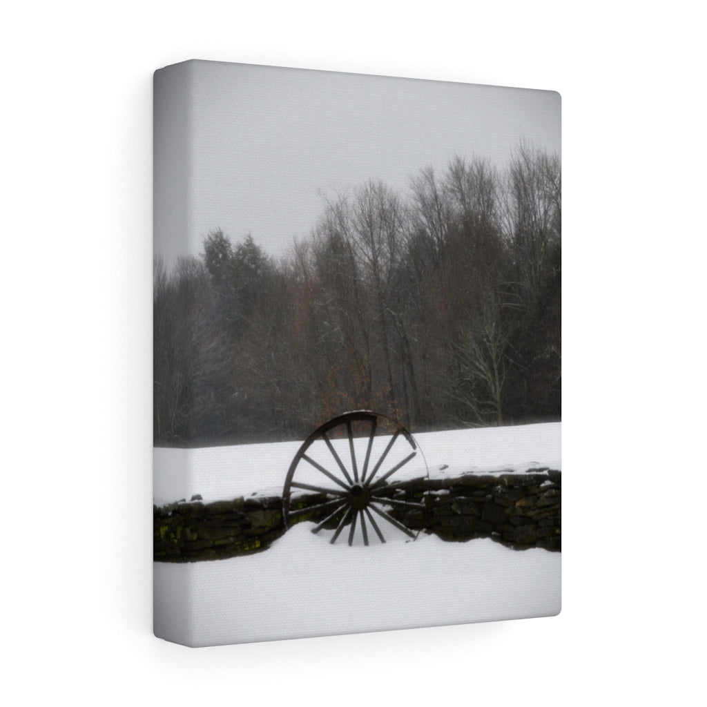 Wagon Wheel Stretched Canvas