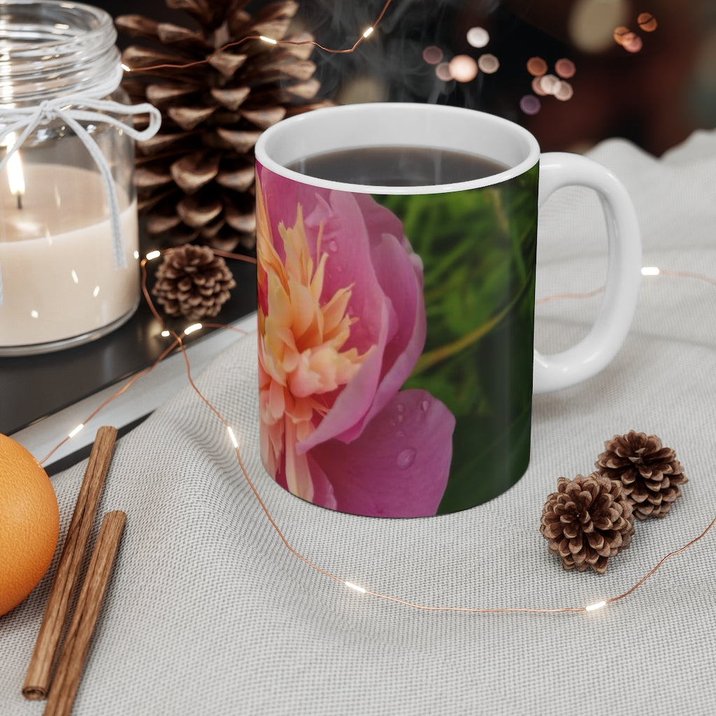 Pink Peony Mug 11oz