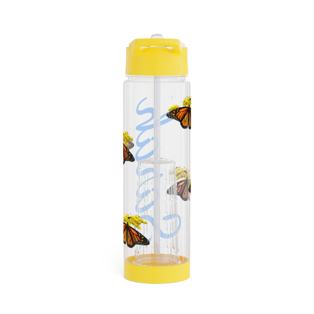 Personalized & Customized Butterfly Infuser Water Bottle (Elizabeth) (not a decal) I Gift I Bridesmaid I Teacher I Workout I Coworker