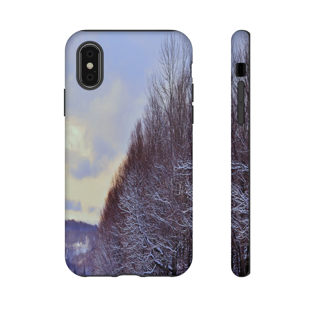 Winter Treeline Tough Case for iPhone and Samsung Galaxy