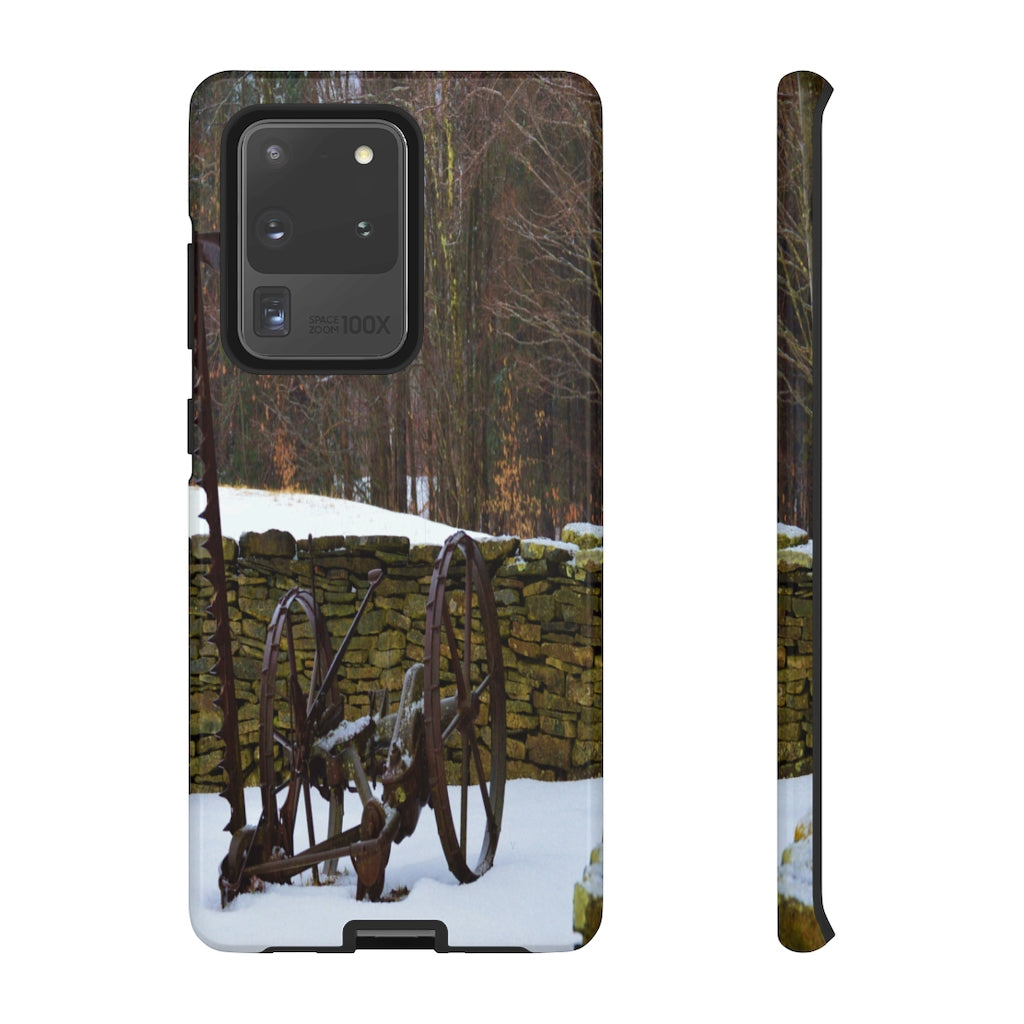 Horse Drawn Sickle Mower Mobile Phone Case for iPhone and Samsung Galaxy