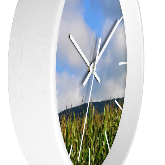 Corn Field Wall clock