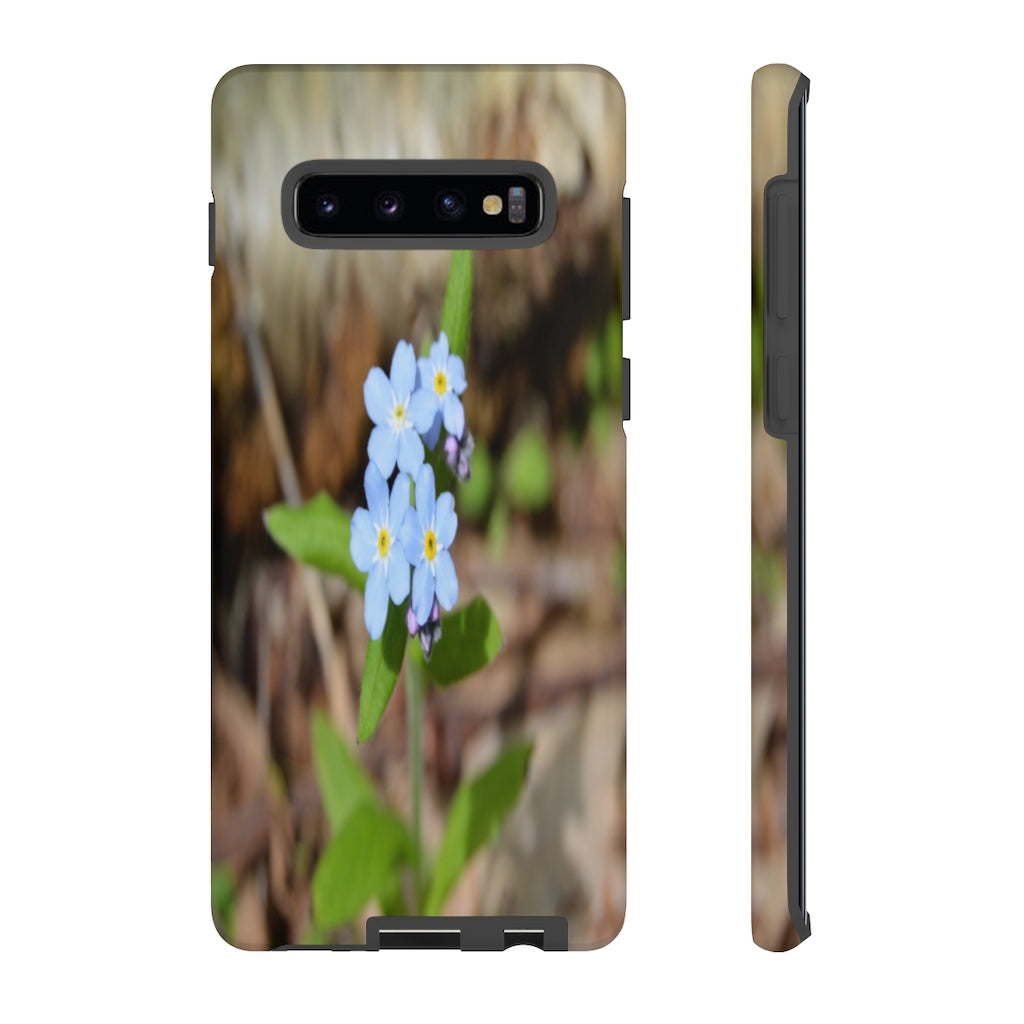 Woodland Forget Me Not Tough Case for iPhone and Samsung Galaxy