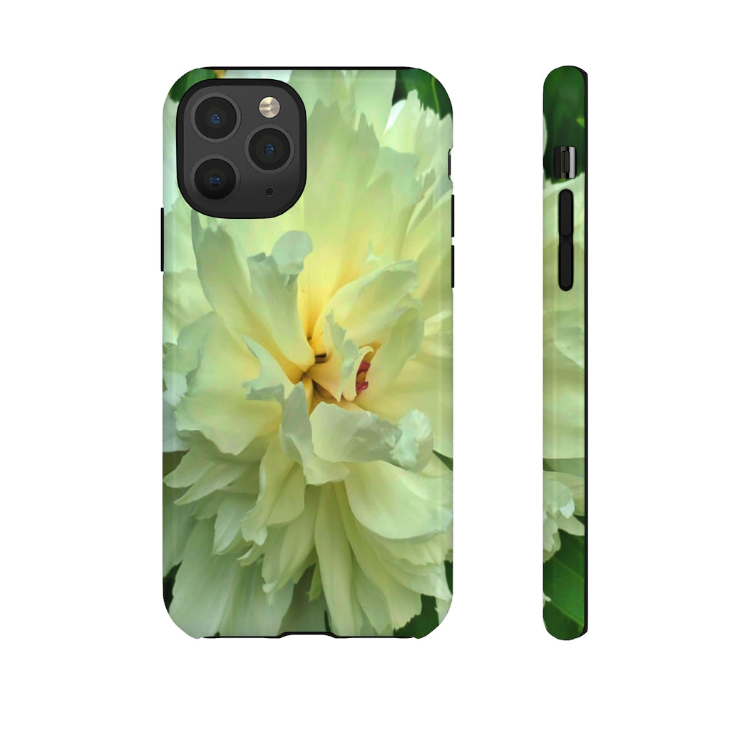 White Peony 2 Tough Case for iPhone and Samsung Galaxy