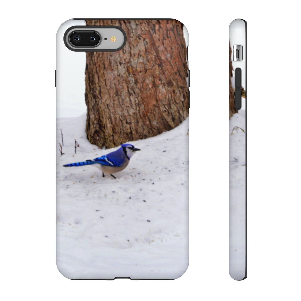 Blue Jay on the Ground Mobile Phone Case for iPhone and Samsung Galaxy