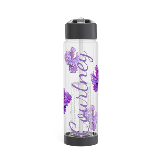 Personalized & Customizable Infuser Water Bottle (Lilac) (not a decal) I Gift I Bridesmaid I Teacher gift I Workout I Coworker I Birthday