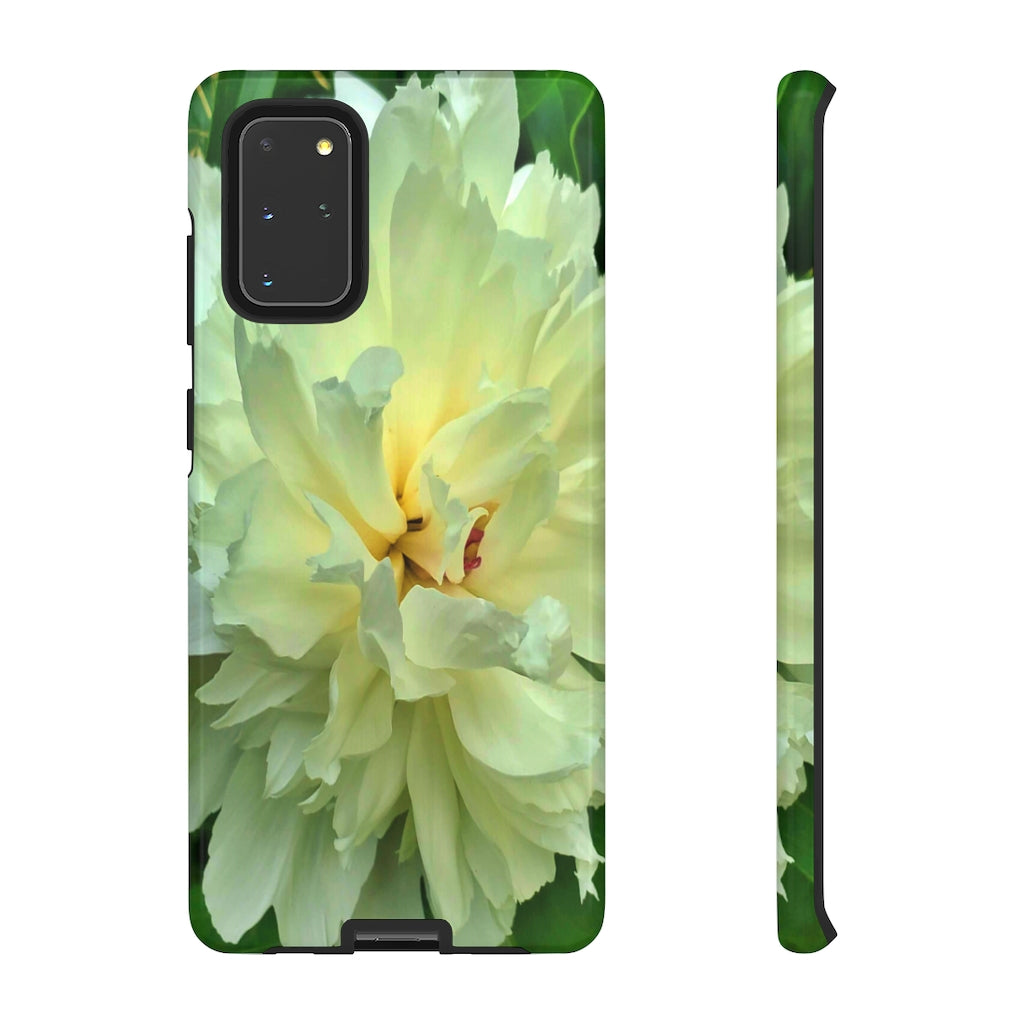 White Peony 2 Tough Case for iPhone and Samsung Galaxy